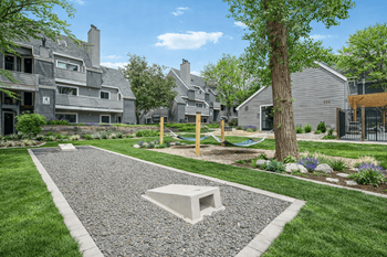 Landscaped courtyard
